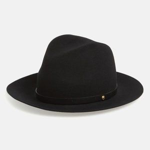 Rag & Bone Black Fedora
